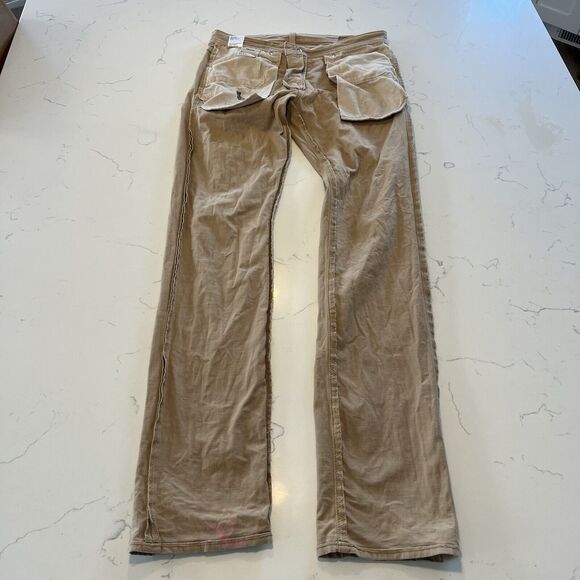 Adriano Goldschmidt The Matchbox Slim Skinny Jeans Size 31 Tan Stretch Twill - Picture 13 of 16